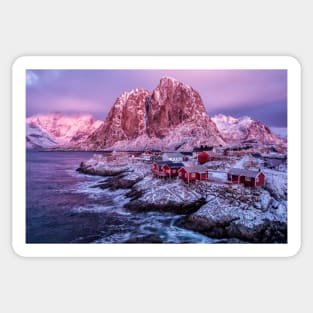 The Glow of an Arctic Dawn at Noon Sticker